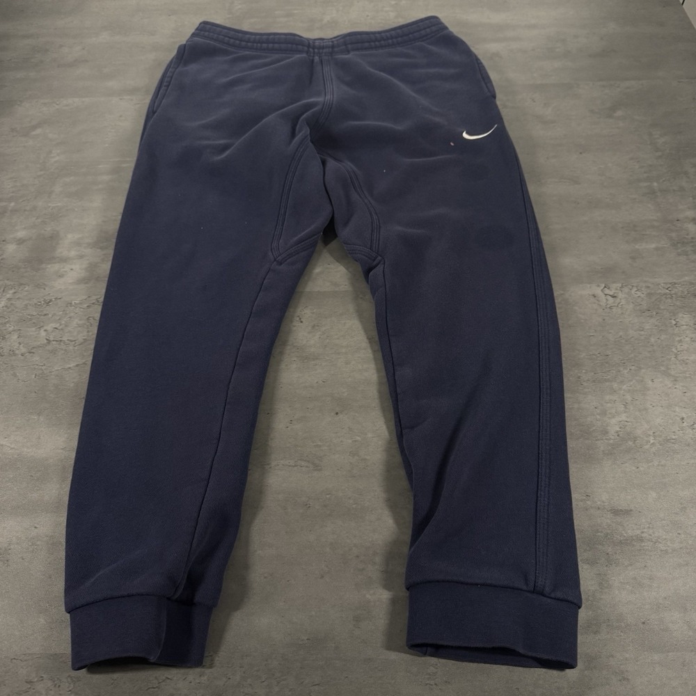 Nike Sweatpants Large Sportswear Club Fleece Jogger Navy Blue Faded‎ Cotton